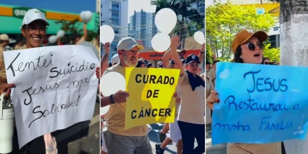 2.500 crist&atilde;os testemunham curas e milagres em marcha no RS: &ldquo;Jesus &eacute; vida!&rdquo;